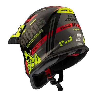 Детска каска Axxis MX-17 WOLVERINE YOUTH B5 Red
