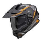 Scorpion ADF-9000 Air Feat Matt Black/Silver/Orange Каска