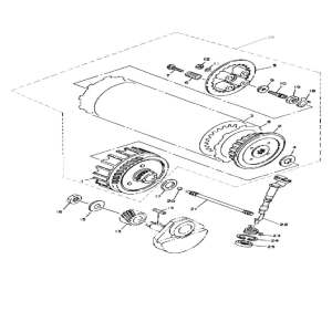 Съединител комплект, Clutch Assy за мотоциклет JS125-6B, Jianshe