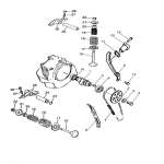 Разпределителен вал, Pneumatic cam shaft, за АТВ JS-250, Jianshe