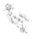 Пръстени комплект, Piston ring assy за АТВ JS-400, Jianshe