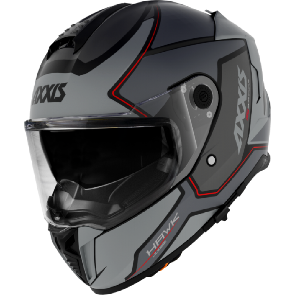 AXXIS FF122SV HAWK SV JUDGE B2 GRIS BRILLO M Каска AXXIS FF122SV HAWK SV JUDGE B2 GRIS BRILLO - Image 1