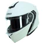Каска AXXIS FU406SV STORM SV SOLID A0 BLANCO PERLA BRILLO L