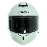 Каска AXXIS FU406SV STORM SV SOLID A0 BLANCO PERLA BRILLO L - Image 4