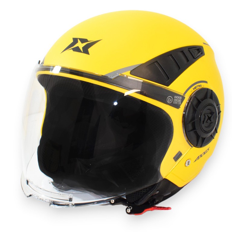 CASCO AXXIS OF513B METRO S SOLID A3 AMARILLO Каска AXXIS OF513B METRO S SOLID A3 AMARILLO MATE M - Image 1