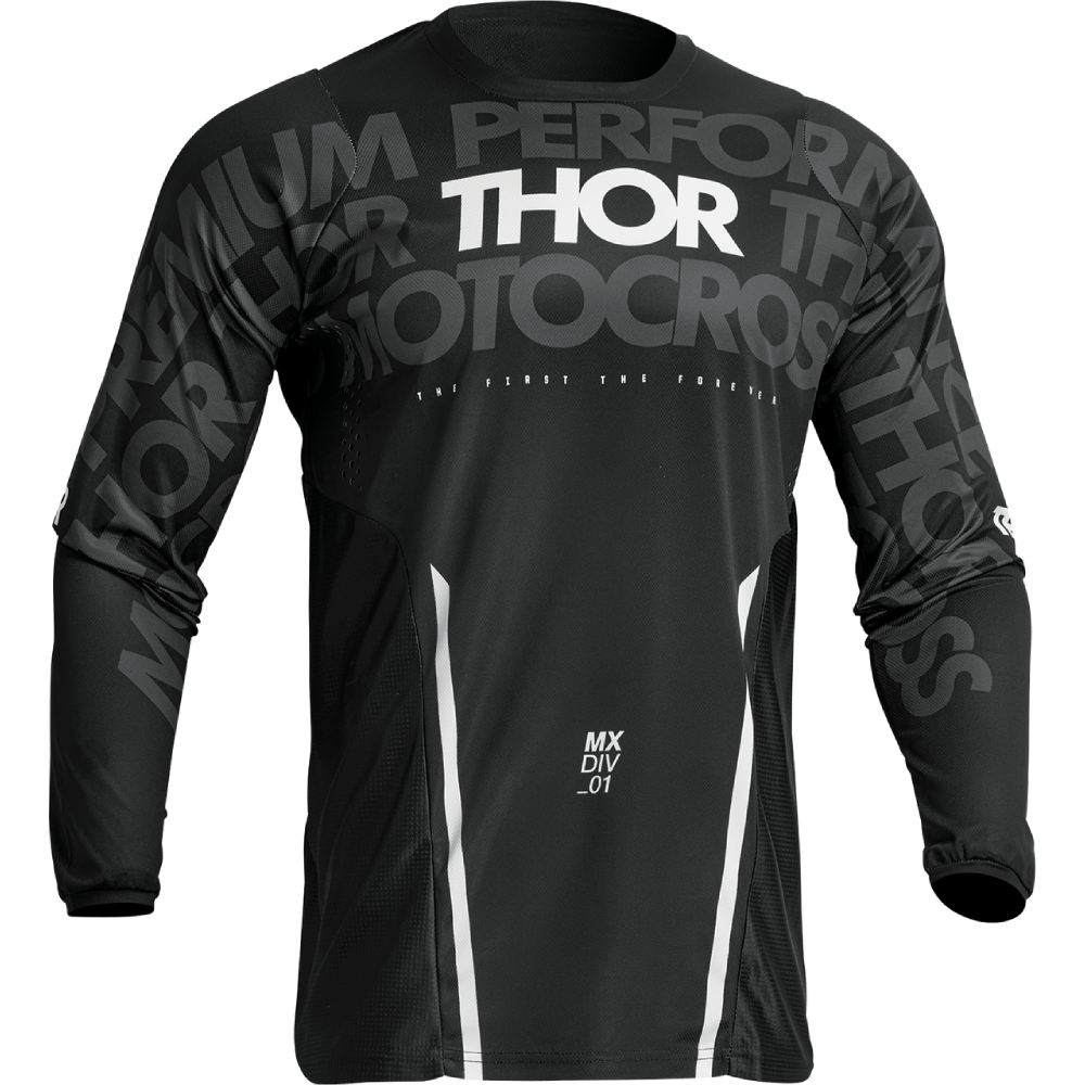 Блуза Thor PULSE S23 Mono Black White Блуза Thor PULSE S23 Mono Black / White - Image 1