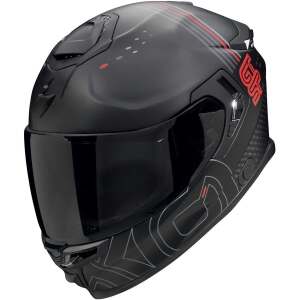 Каска Scorpion EXO-GT SP AIR TECHLANE Black/Gray/Red Matt
