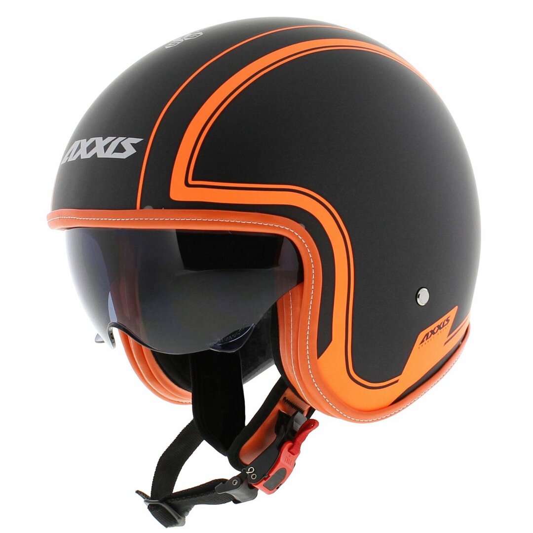 1997417982_Axxis-Hornet-SV-jethelm-Royal-mat-zwart-oranje Каска AXXIS OF507SV HORNET SV ROYAL A4 MATT FLUOR ORANGE - Image 1