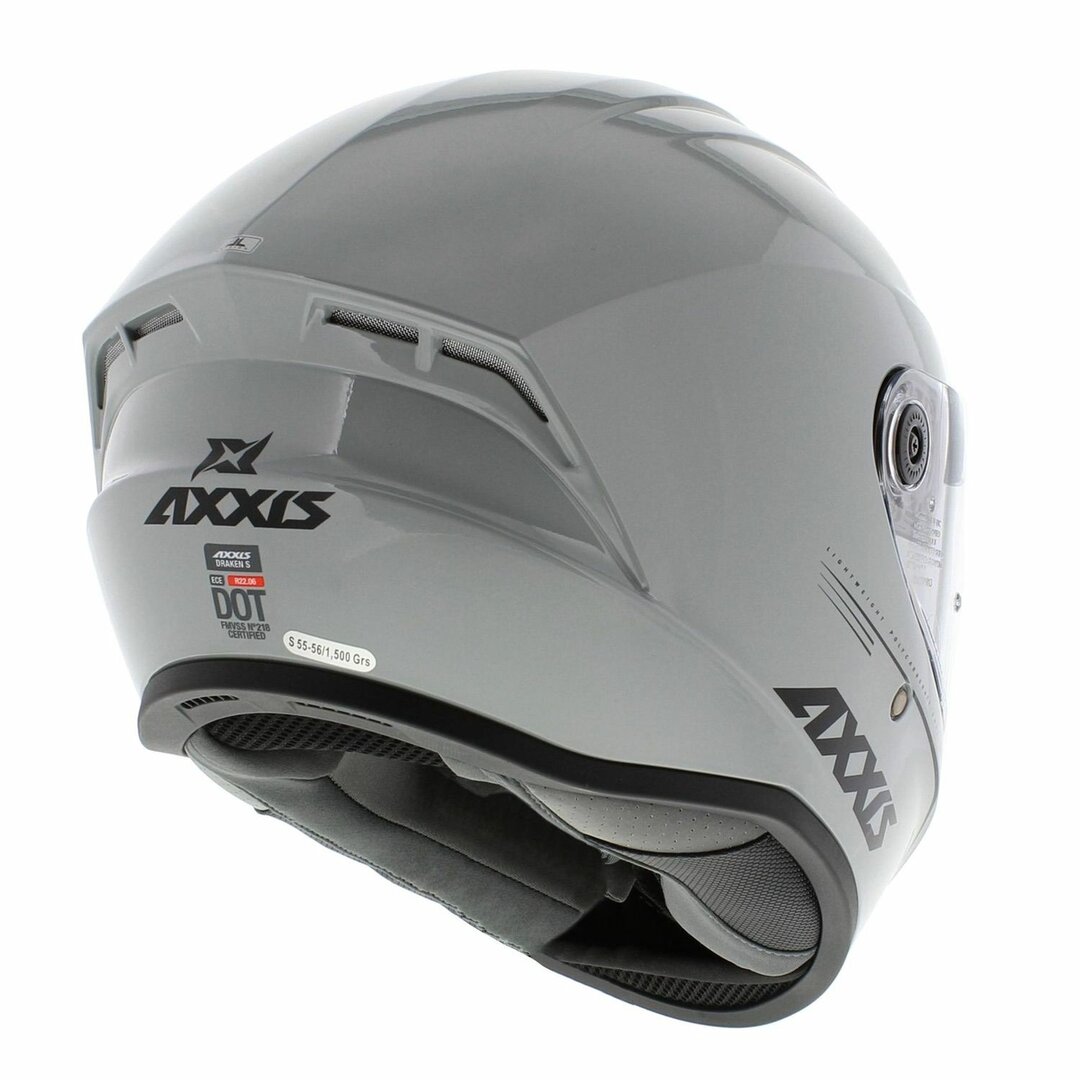 Каска AXXIS FF112C DRAKEN S COUGAR A2 GLOSS GRAY - Image 3