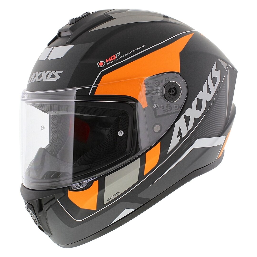 22707021_Axxis_Draken_S_helmet_Wind_B4_matt_black_orange Каска AXXIS FF112C DRAKEN S WIND B4 MATT FLUOR ORANGE - Image 1