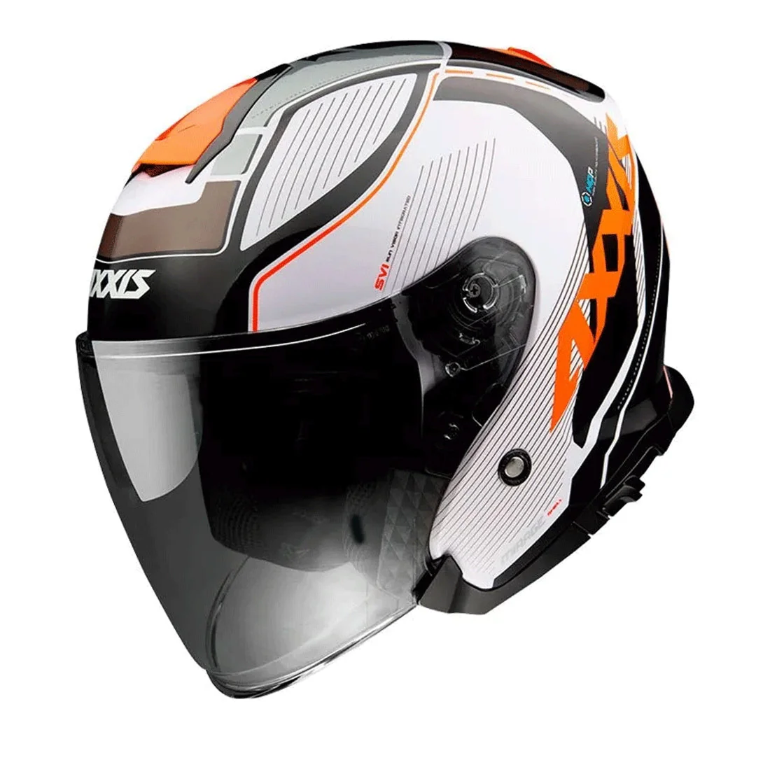 29640 1 Каска AXXIS OF504SV MIRAGE SV VILLAGE A4 NARANJA FLUOR GLOSS - Image 1