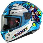 Каска AXXIS FF112D DRAKEN S STAR C17 MATT FLUOR BLUE