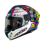 Каска AXXIS FF112C DRAKEN S STAR C7 MATT BLUE