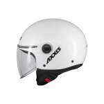 Каска AXXIS SQUARE S SOLID A0 GLOSS PEARL WHITE