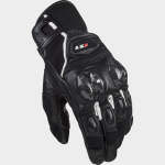 LS2 SPARK 2 LEATHER MAN GLOVES BLACK H-V