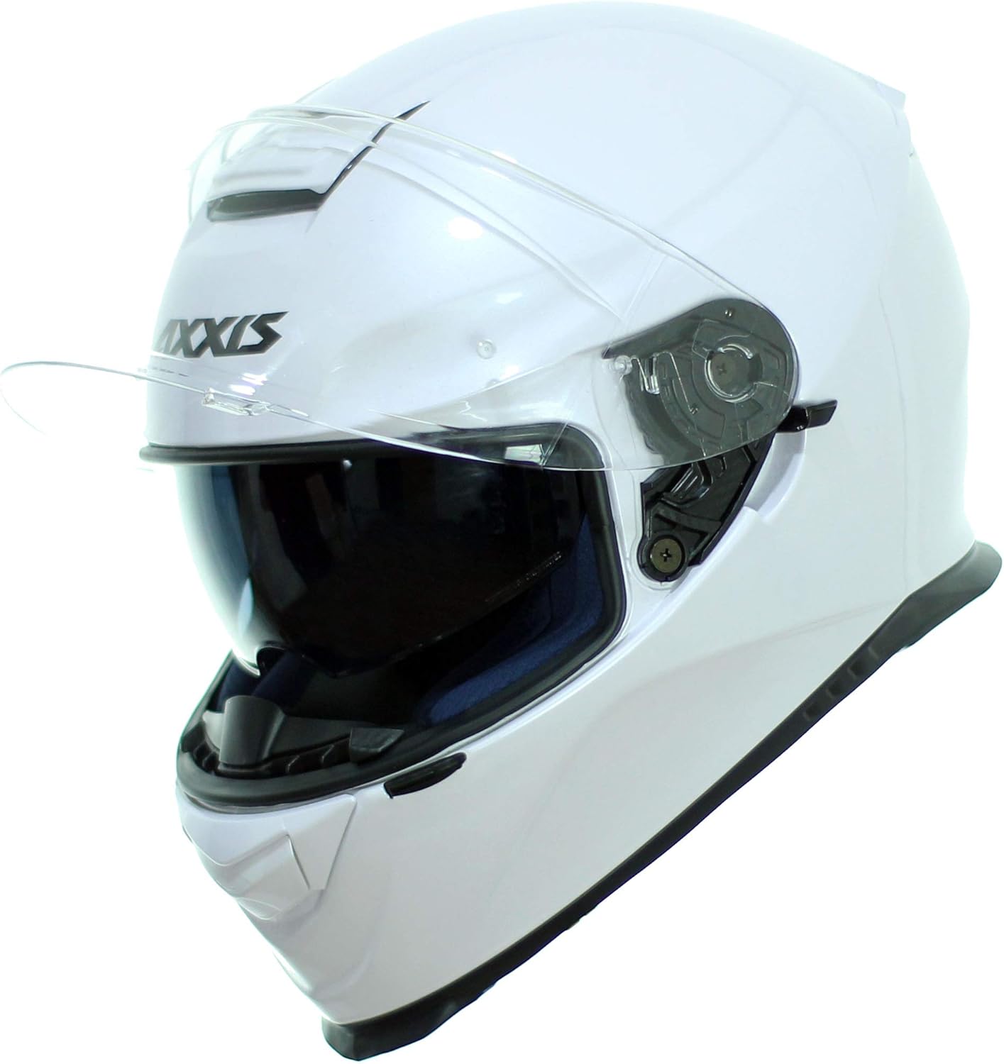 71g5VJrEssL._AC_SL1500_ Каска AXXIS FF109SV EAGLE SV SOLID A0 WHITE PEARL GLOSS - Image 1