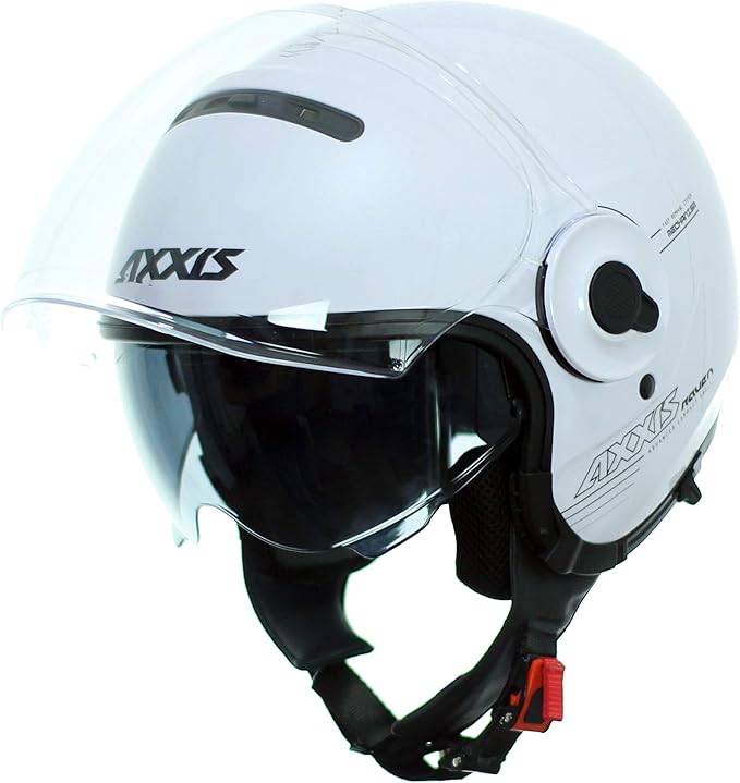 71m6DKFEAjL._AC_SX679_ Каска AXXIS OF509 SV RAVEN SV SOLID A0 PEARL WHITE GLOSS - Image 1