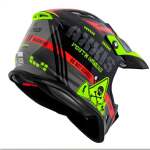 Каска AXXIS MX-KIDS WOLVERINE B5 RED GLOSS KID - Image 3