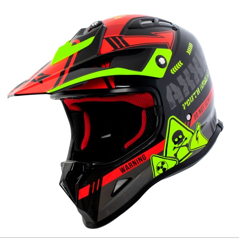 Casco-Axxis-MX-Kids-Wolverine-B5-Rojo Каска AXXIS MX-KIDS WOLVERINE B5 RED GLOSS KID - Image 1