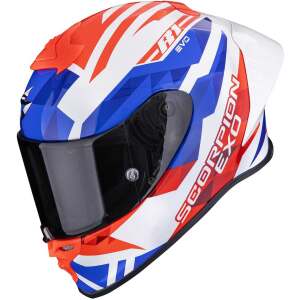 Scorpion EXO-R1 EVO II AIR VALERE White-Red-Blue Каска