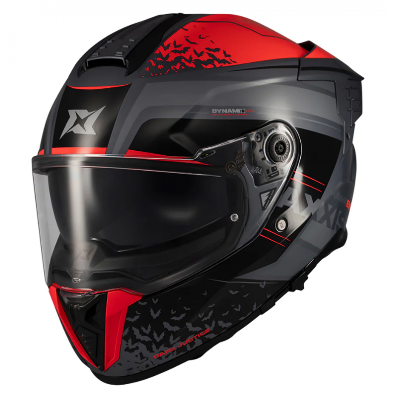 4321C1524 6 Axxis Каска HAWK EVO SV DARK JUSTICE C4 MATT - Image 1