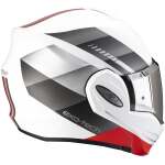 Scorpion Exo-Tech Evo Genre White/Silver/Red Каска - Image 3