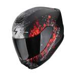 Scorpion EXO-391 WOLF Matt Black-Silver-Red