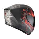 Scorpion EXO-391 WOLF Matt Black-Silver-Red - Image 3