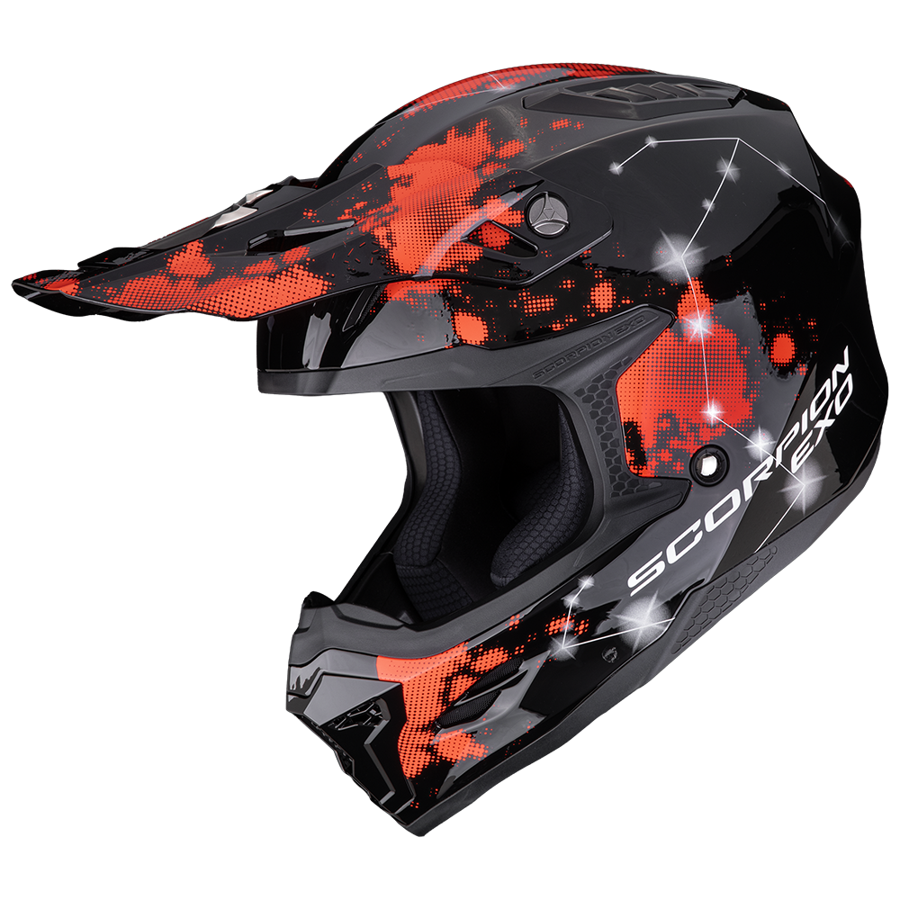 132-563-24-04 SCORPION SMX-10 VIBE Black-Red - Image 1